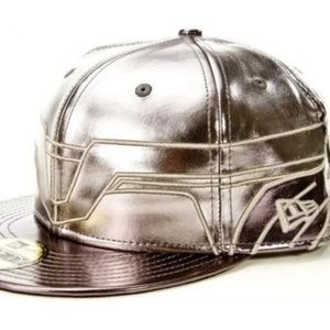 Thor Avengers New Era 5950 Silver Metallic BallCap